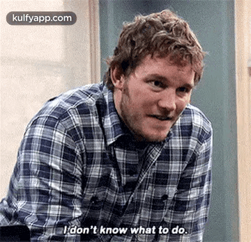 Idon'T Know What To Do..Gif GIF - Idon'T Know What To Do. Parks And-rec Hindi GIFs