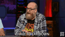 I Have To Lay Down Brian Posehn GIF - I Have To Lay Down Brian Posehn The Great Debate GIFs