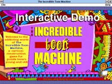 an interactive demo for the incredible toon machine is displayed