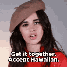 Camila Cabello Hawaiian GIF - Camila Cabello Hawaiian Accept GIFs