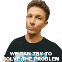 We Can Try To Solve The Problem Wren Weichman Sticker