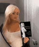 Christina Aguilera Xtina GIF - Christina Aguilera Xtina Burning Britney'S Book GIFs