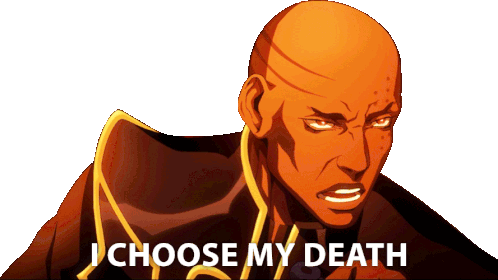 I Choose My Death Isaac Sticker - I Choose My Death Isaac Castlevania Stickers