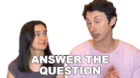 Answer The Question Maclen Sticker - Answer The Question Maclen Ashleigh Stickers