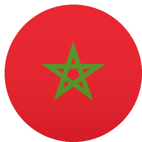 Morocco Flags Sticker - Morocco Flags Joypixels Stickers