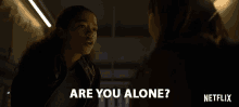 Are You Alone Taylor Russell GIF - Are You Alone Taylor Russell Judy Robinson GIFs