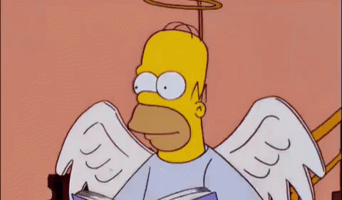 Angioletto Angelo Buono Buona Bravo Brava Homer Simpson GIF