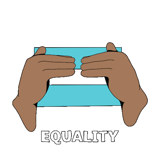 Equality Equal Rights Sticker - Equality Equal Rights American Sign Language Stickers