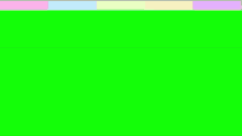 a rainbow colored background with a green border