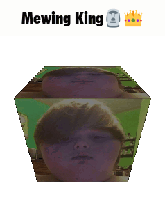 Mewing Meme Sticker - Mewing Meme Funny Stickers