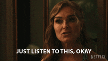 Just Listen To This Okay Lana GIF - Just Listen To This Okay Lana Mother Of The Bride GIFs