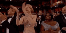 Clapping Nicole Kidman GIF - Clapping Nicole Kidman Oscars GIFs