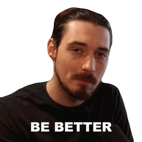Be Better Bionicpig Sticker - Be Better Bionicpig Improve Yourself Stickers