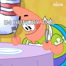 hungry patrick star the patrick star show starving famished
