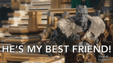 Hes My Best Friend Korg GIF - Hes My Best Friend Korg Thor Love And Thunder GIFs