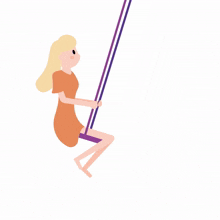 swinging girl