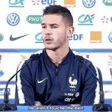 He Didnt Touche The Ball France GIF - He Didnt Touche The Ball France World Cup GIFs
