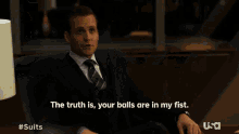 The Truth Is Your Balls Are In My Fist GIF - The Truth Is Your Balls Are In My Fist Ill Squeez Your Balls GIFs