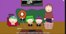 a group of south park characters playing video games