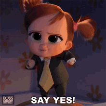 Say Yes Tina Templeton GIF - Say Yes Tina Templeton The Boss Baby Family Business GIFs
