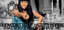 Lol Nicki Is The Best GIF - Haters Sorry Haters Bye GIFs
