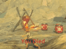 You Died Link GIF - You Died Link Explosion GIFs