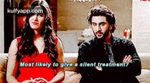 Most Likely To Give A Silent Treatment?.Gif GIF - Most Likely To Give A Silent Treatment? Reblog Interviews GIFs