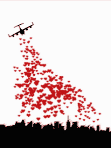 Love Hearts GIF - Love Hearts Airplane GIFs