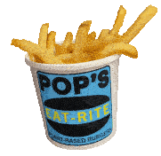 Rotating French Fries Food Sticker