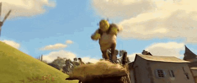 Shrek in a Mud Bath