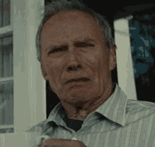 Clint Eastwood Grimacing - Grantorino GIF - Grimace GIFs