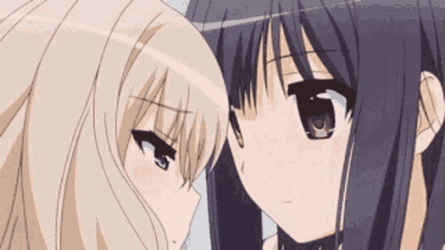 Anime Kiss GIF  Anime Kiss Headkiss  Discover  Share GIFs