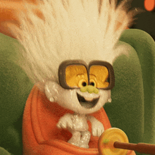 Excited Tiny Diamond GIF - Excited Tiny Diamond Trolls Band Together GIFs