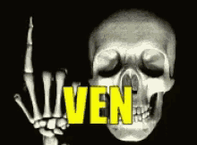 Come On Man Ven GIF - Come On Man Ven Skeleton GIFs