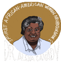 Dr Alexa Canady First African American Sticker - Dr Alexa Canady First African American Black Woman Stickers