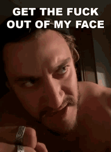 Get The Fuck Out Of My Face Casey Frey GIF