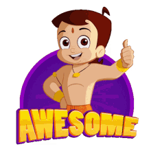Awesome Chhota Bheem GIF - Awesome Chhota Bheem Thumbs Up GIFs