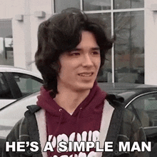Hes A Simple Man Benjamin Spande GIF - Hes A Simple Man Benjamin Spande Lofe GIFs