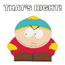 thats right eric cartman south park s7e7 red mans greed