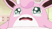 wigglytuff cry pokemon sad upset