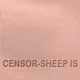 Censor-sheep Gif Joke GIF - Censor-sheep Gif Joke Jokes GIFs