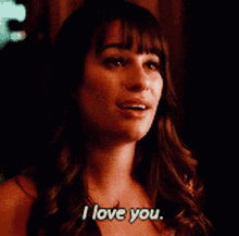 Glee Rachel Berry GIF - Glee Rachel Berry I Love You GIFs