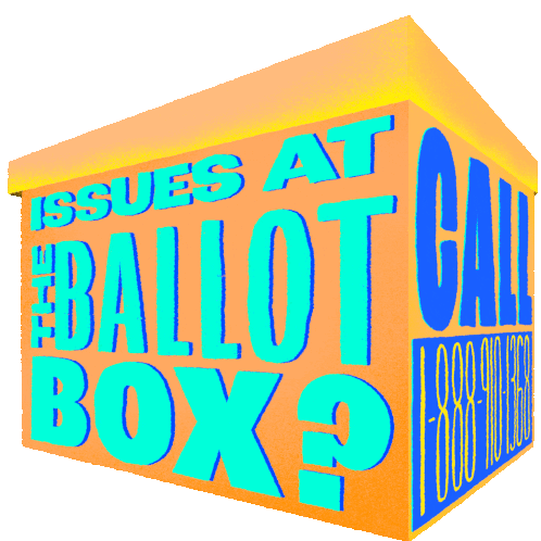 Issues At The Ballot Call18889101368 Sticker - Issues At The Ballot Call18889101368 Ballot Stickers