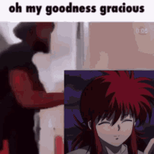 Kurama Oh My Goodness Gracious GIF - Kurama Oh My Goodness Gracious Rose Whip GIFs