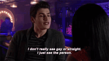 Gregg Sulkin: I Don'T Really See Gay Or Straight. I Just See The Person GIF - Gregg Sulkin I Dont Really See Gay Or Straight I Just See Person GIFs