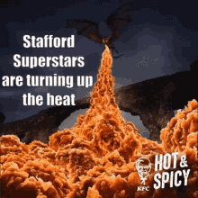 Stafford Superstars Turning Up The Heat GIF - Stafford Superstars Turning Up The Heat Hot And Spicy GIFs