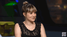 Laughing Brea Grant GIF - Laughing Brea Grant The Great Debate GIFs
