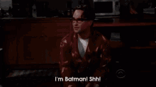 Im Batman Batman GIF - Im Batman Batman Big Bang Theory GIFs