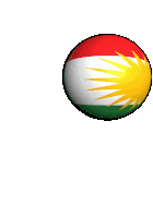 Kurdish Flag Sticker - Kurdish Flag Sphere Stickers
