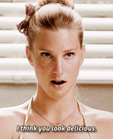 Glee Brittany Pierce GIF - Glee Brittany Pierce I Think You Look Delicious GIFs